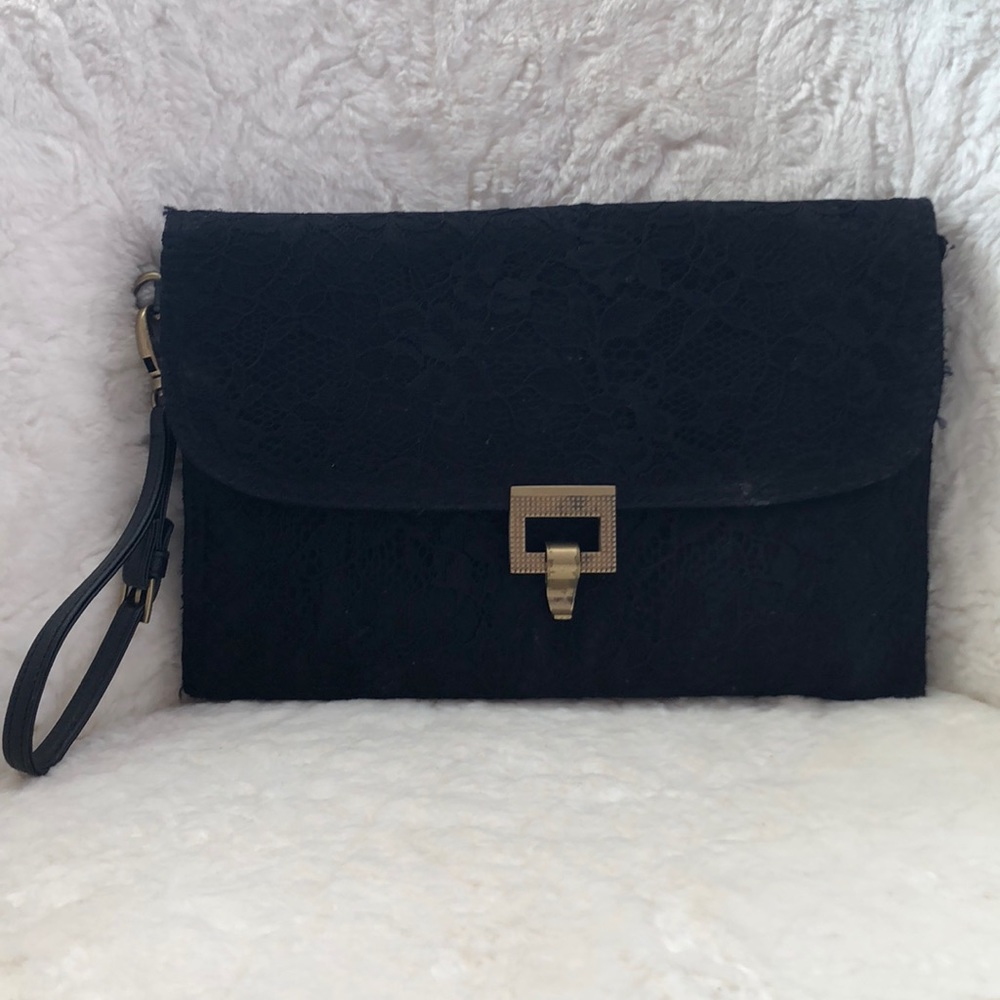 [5 for $25] Jason Wu for Target black lace clutch